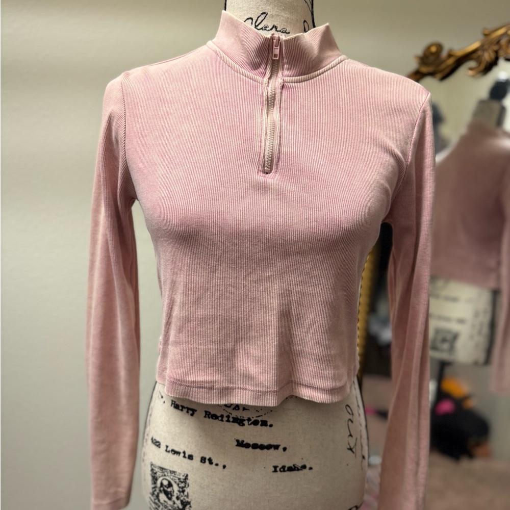 Pink Long Sleeve Women's Top